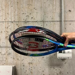 never used bundle of tennis rackets!